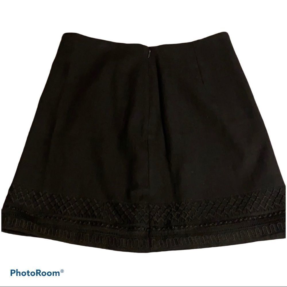 LOFT Black Midi Skirt - never worn